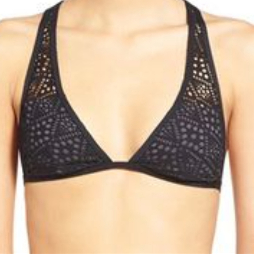 Rip Curl bikini SET black lace nordstrom small